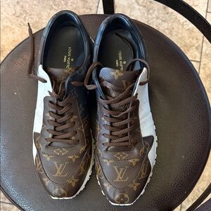 Louis Vuitton Monogram Brown and Black Sneakers